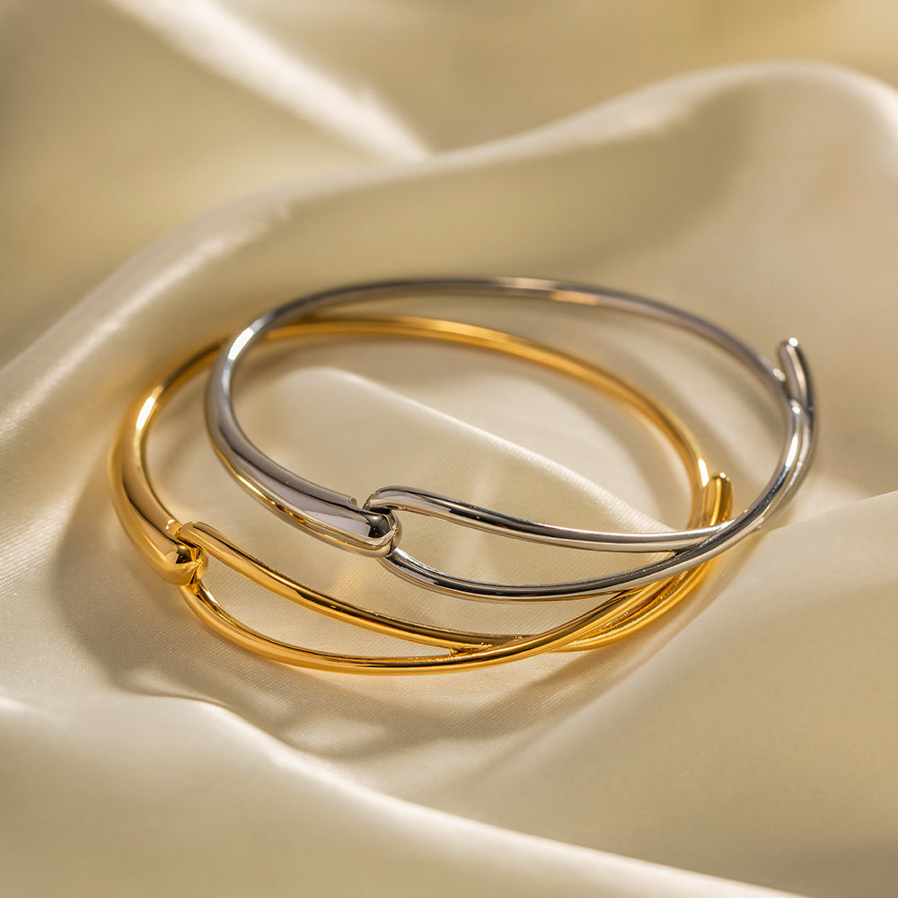 Pulseira Aurèlle banhada a ouro 18k