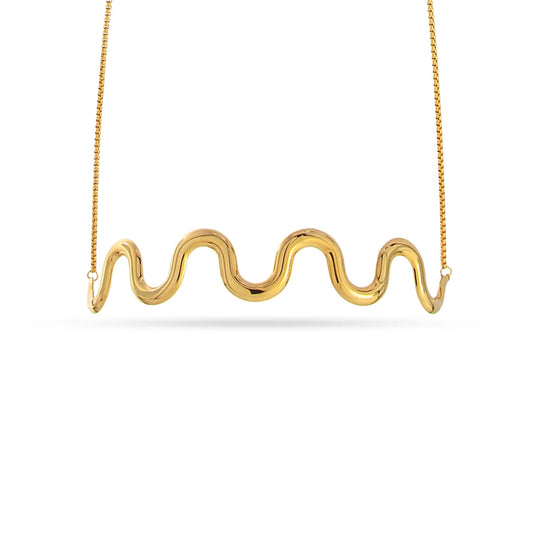 Colar Eline banhado a ouro 18k