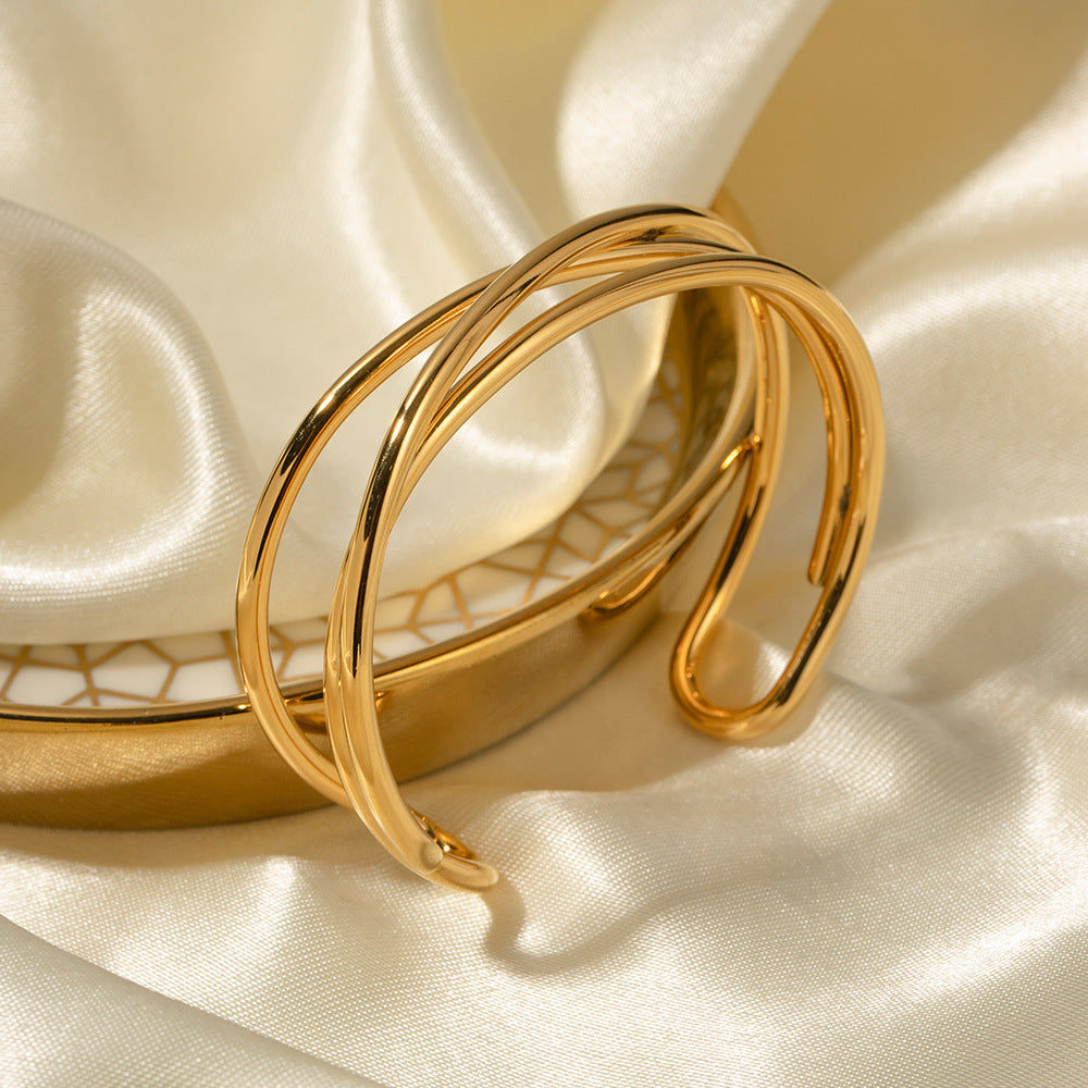 pulseira Linéa banhada a ouro 18k