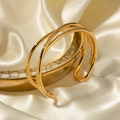 pulseira Linéa banhada a ouro 18k