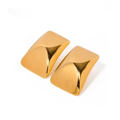 Brincos Amélise banhados a ouro 18k