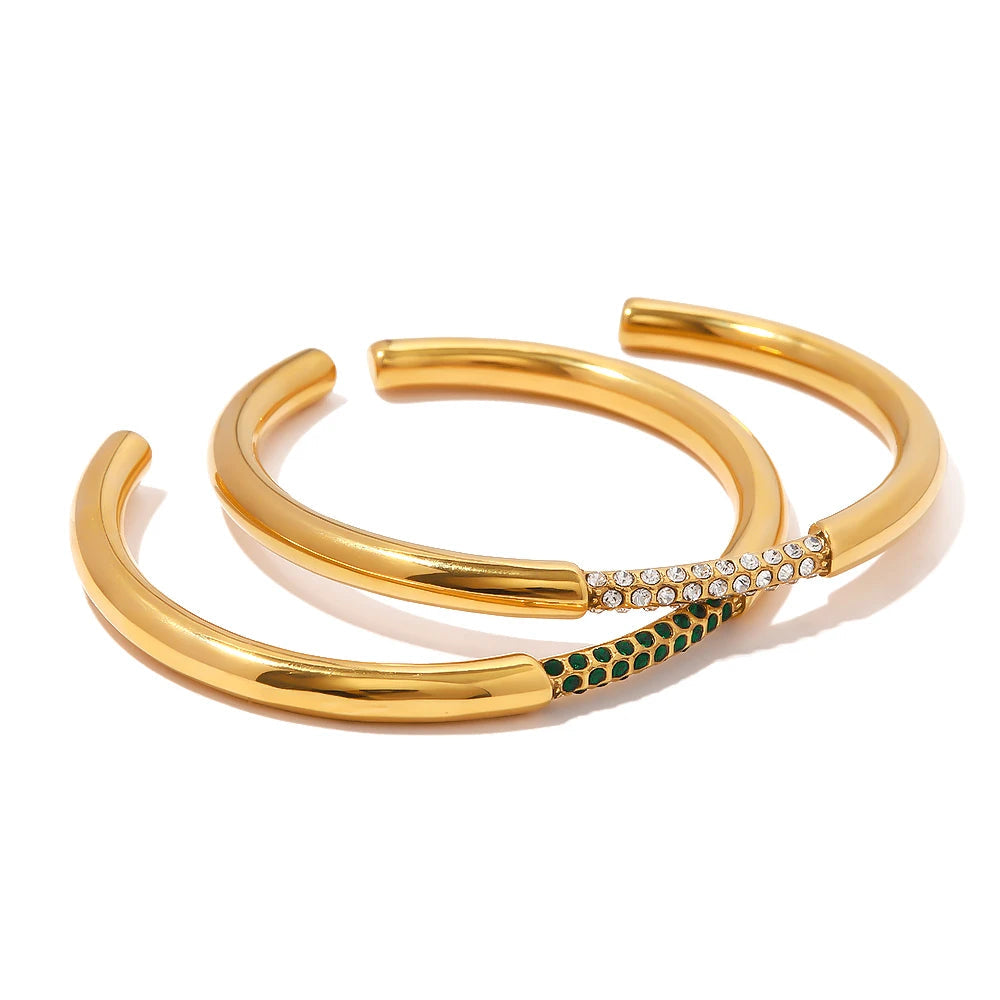 Pulseira Diora Banhada a ouro 18k com zirconias