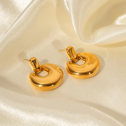 Brincos Seren banhados a ouro 18k