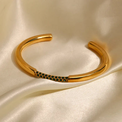 Pulseira Diora Banhada a ouro 18k com zirconias