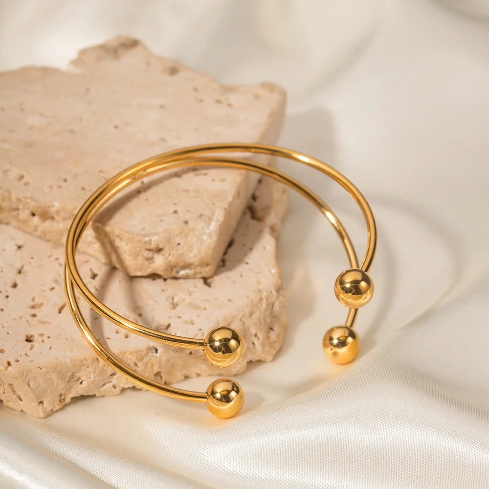 Pulseiras Lisette banhada a ouro 18k