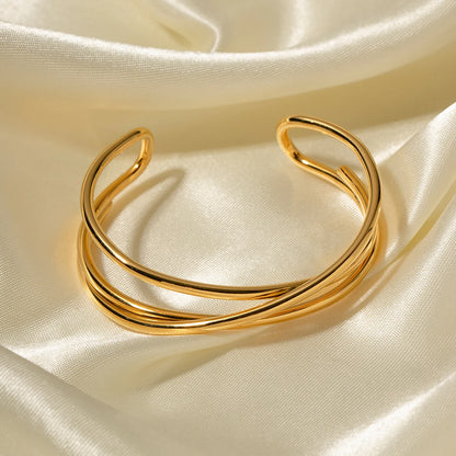 pulseira Linéa banhada a ouro 18k